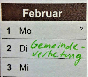 Sitzungskalender