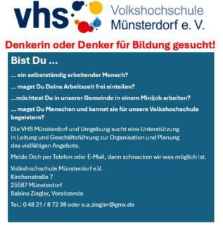 Anzeige für VHS Münsterdorf